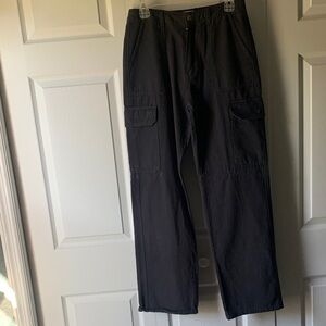 Zara Womens Dark Cargo Pants